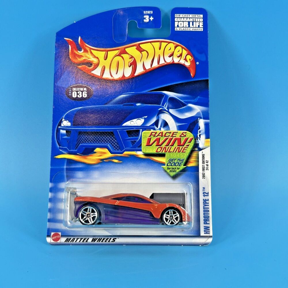 Hot Wheels 2002 First Editions HW PROTOTYPE 12 #036 24/42 New In Package